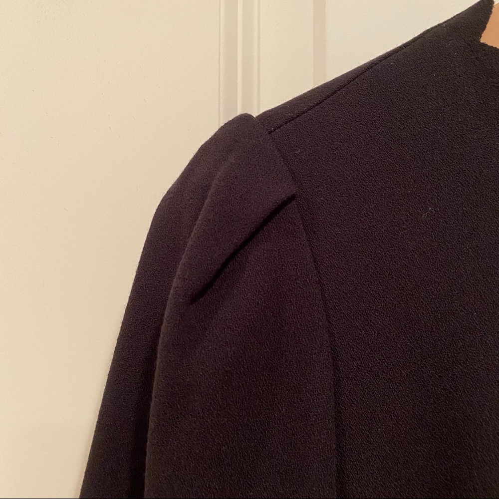 Ted Baker Black Shift Dress with Scallop Details - Picture 8 of 13